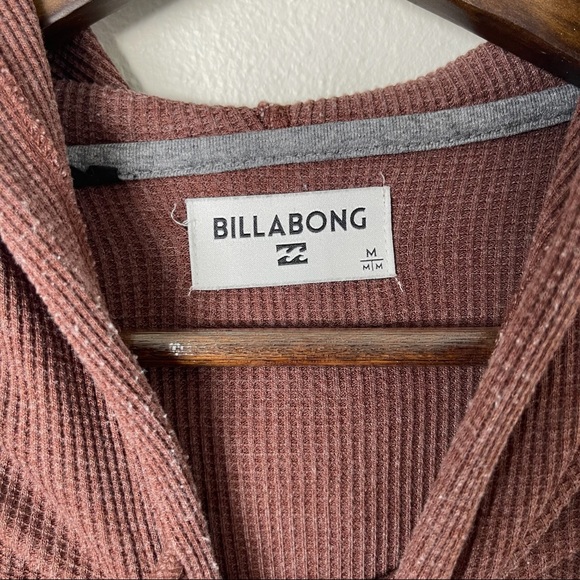 Billabong ribbed sweatshirt hoodie maroon - Picture 4 of 4